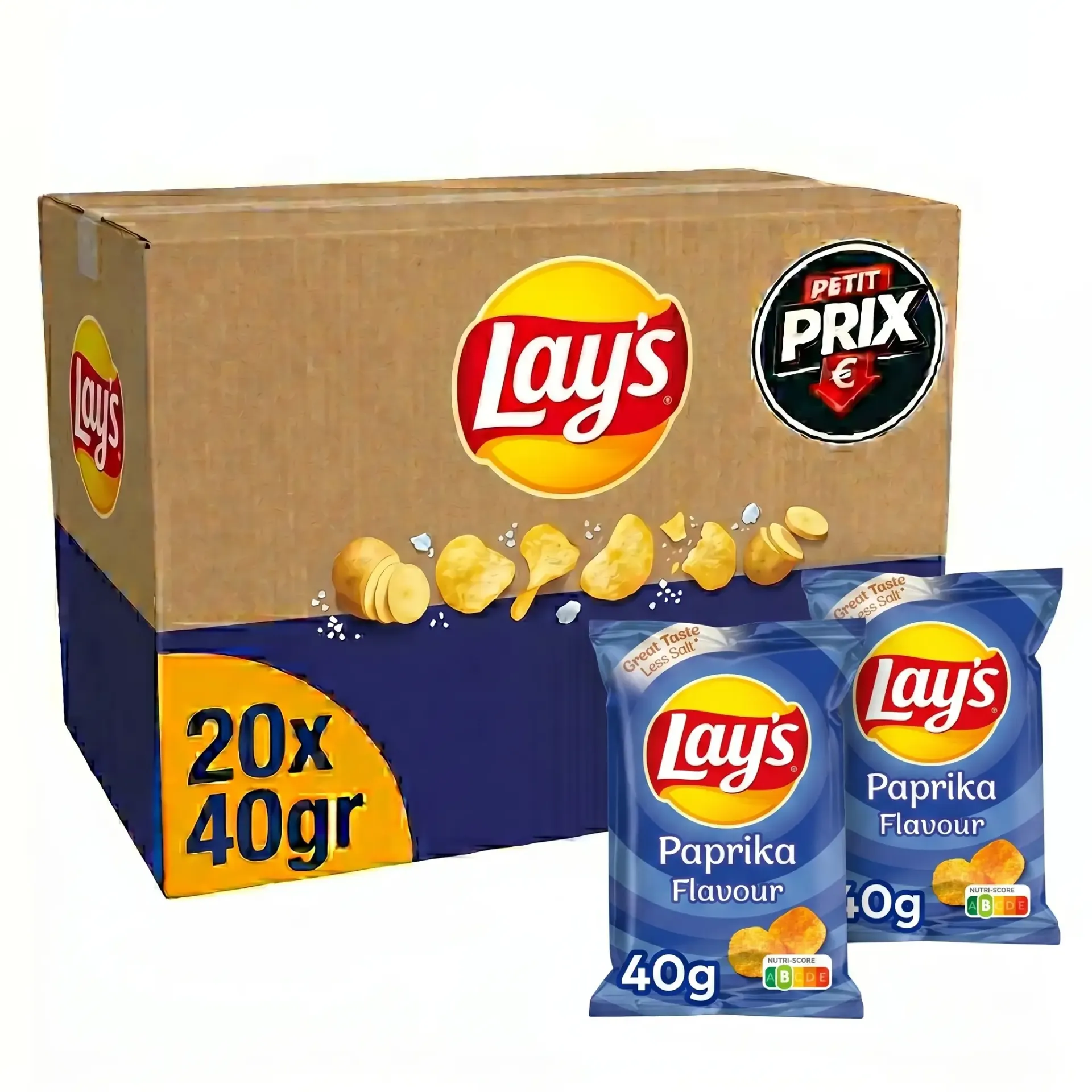 Lay's Paprika Chips 20x40 Gr