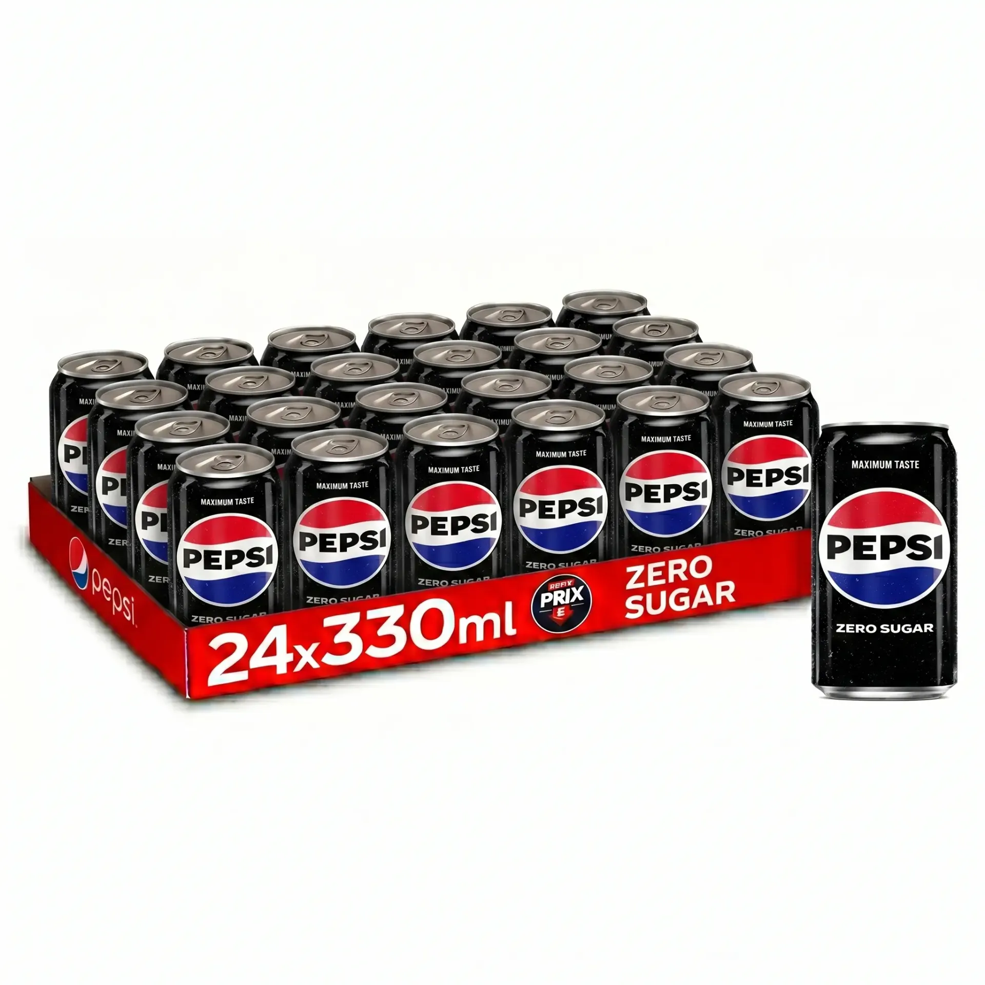 Pepsi Zero Sugar BE Canette 24x33 Cl