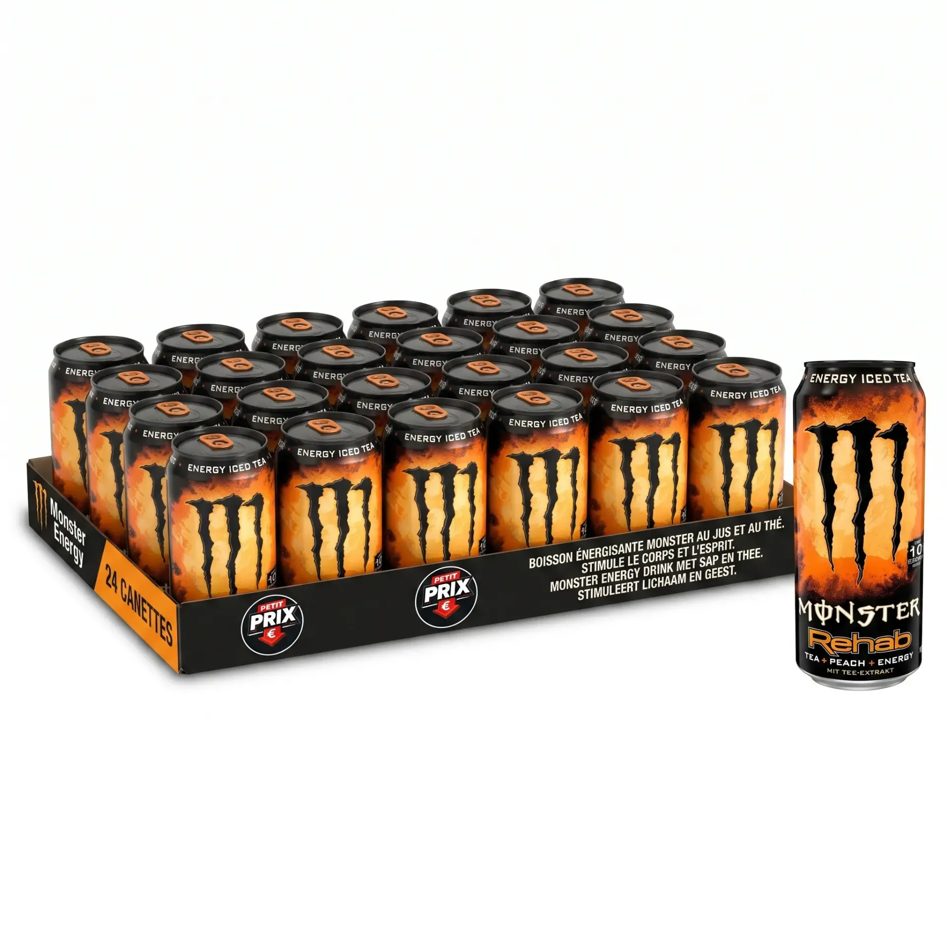 Monster Rehab Tea Peach Canette 24x50 Cl