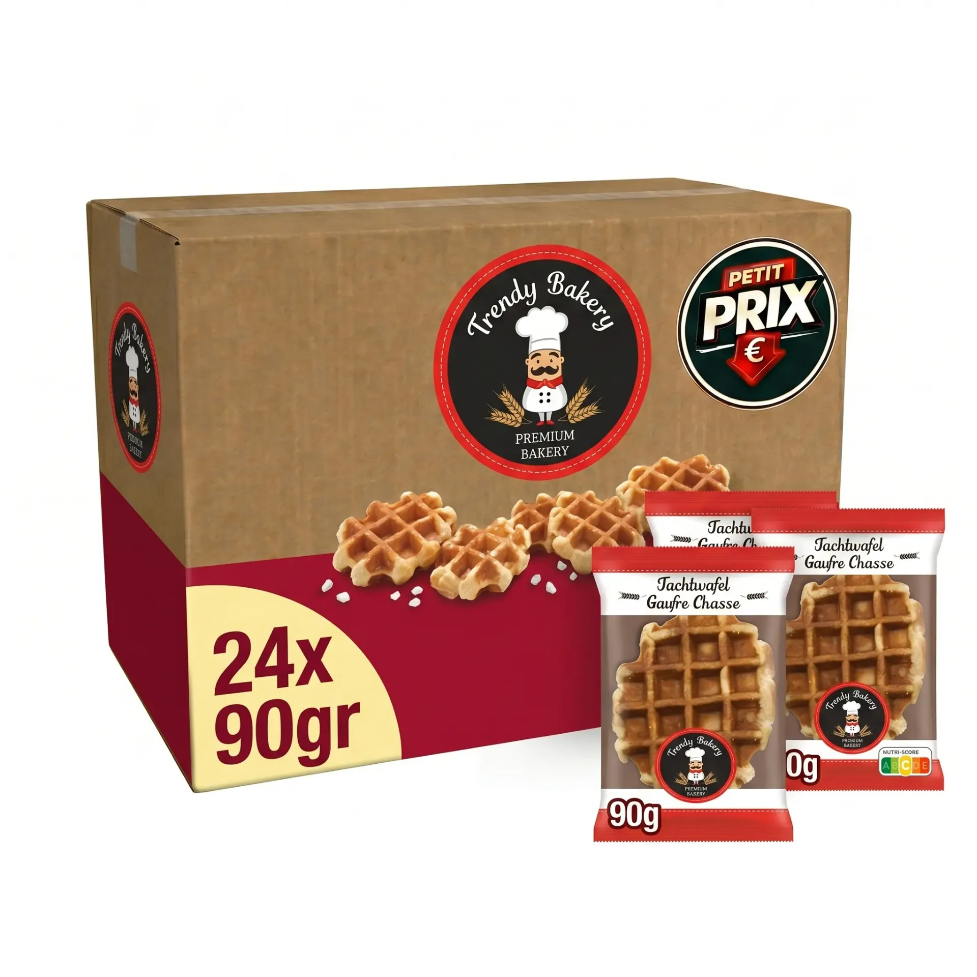 Trendy Bakery Gaufre de Chasse 24x90 Gr