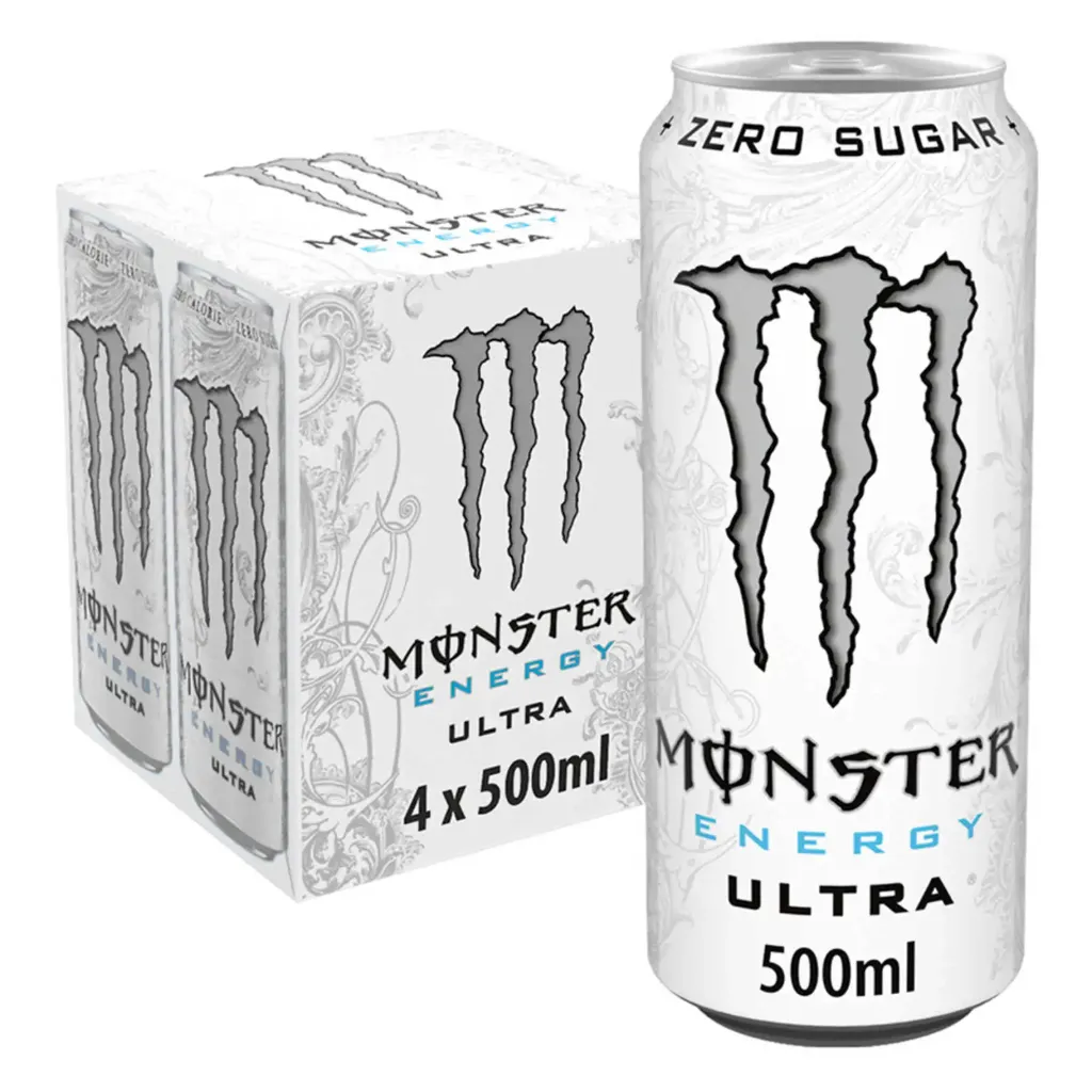 Monster Ultra White Zero Sugar Canette 4x50 Cl