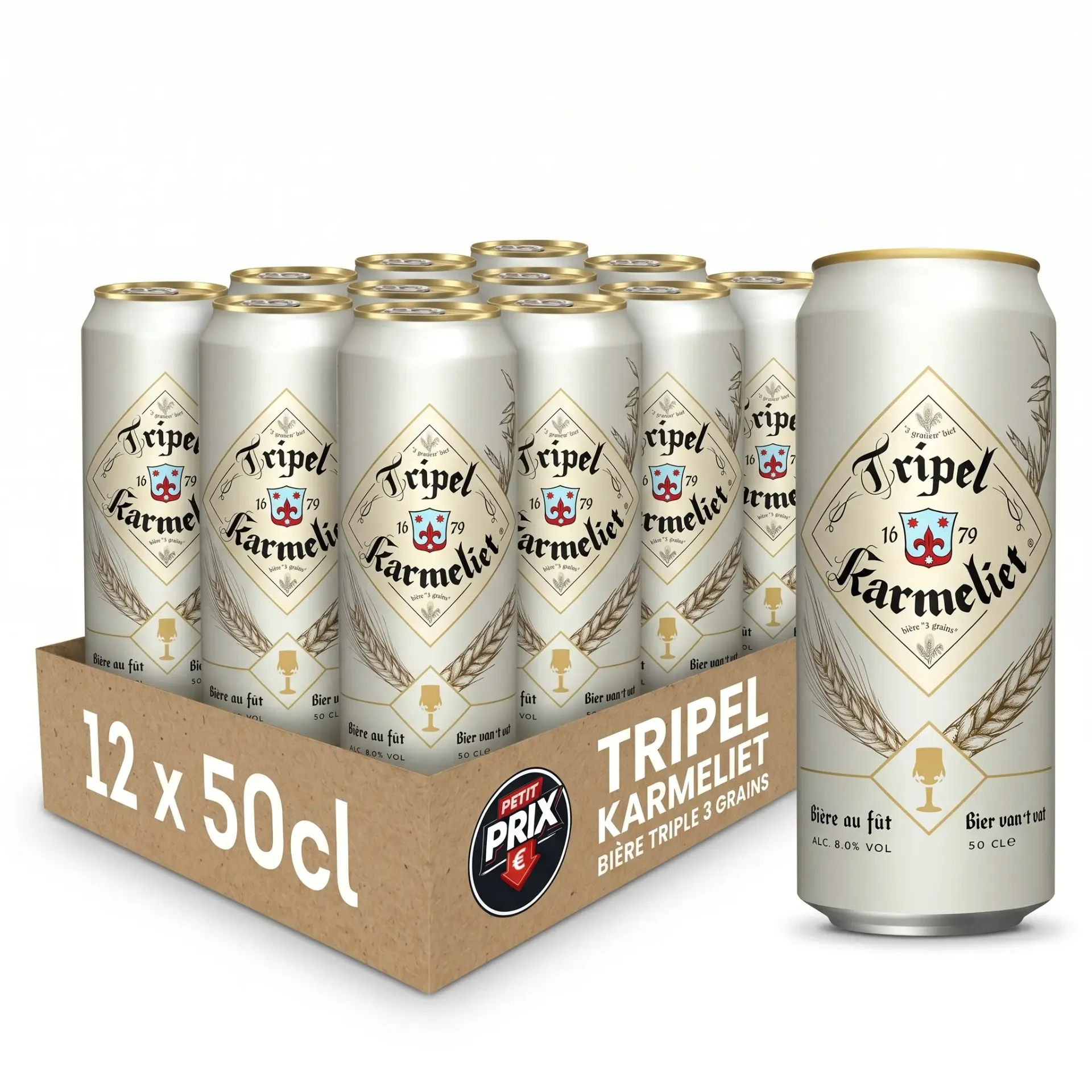 [TRI001] Tripel Karmeliet Canette 12x50 Cl