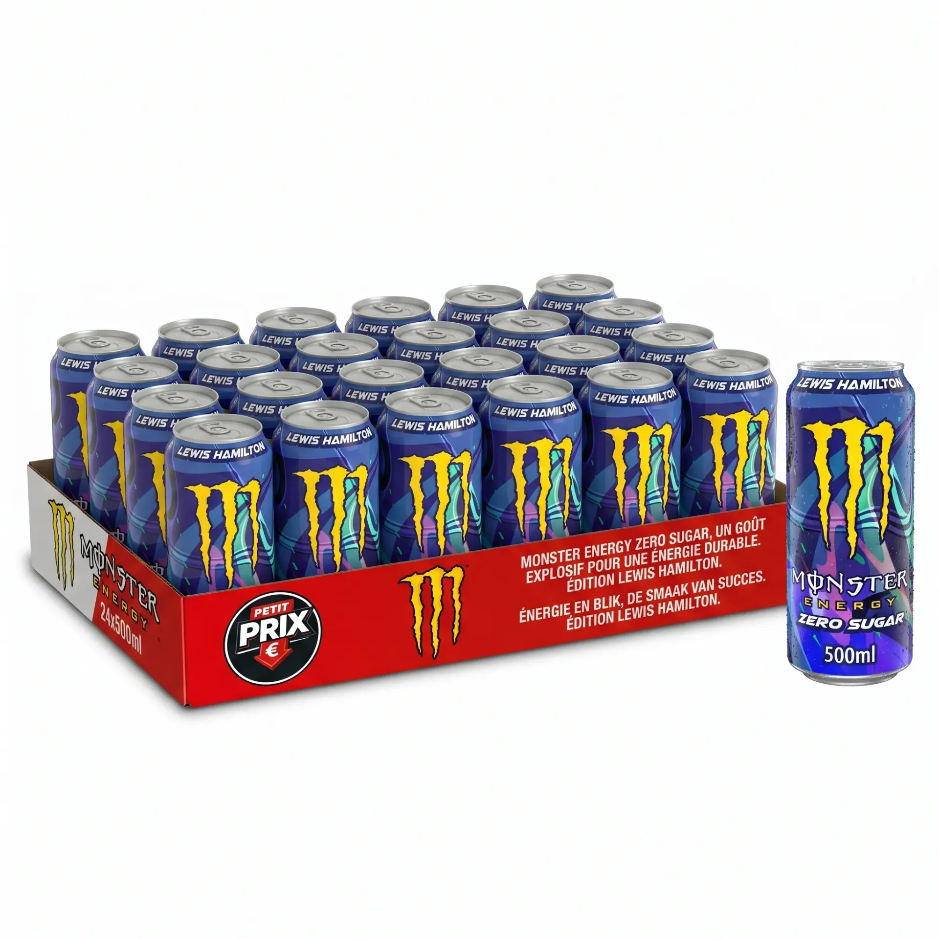 [MON018] Monster Lewis Hamilton Zero Sugar Canette 24x50 Cl