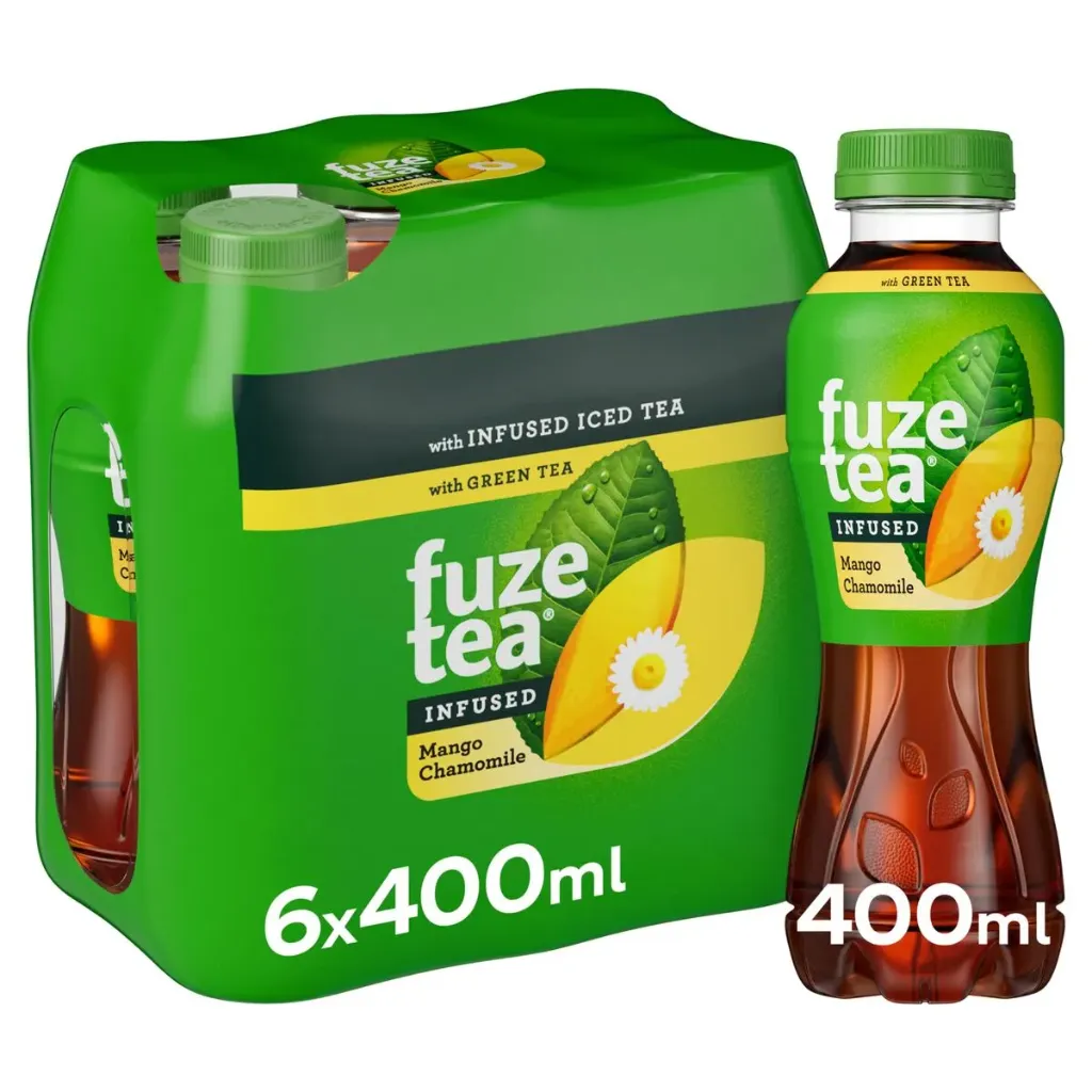 Fuze Tea Green Mangue Camomille Bouteille 6x40 Cl