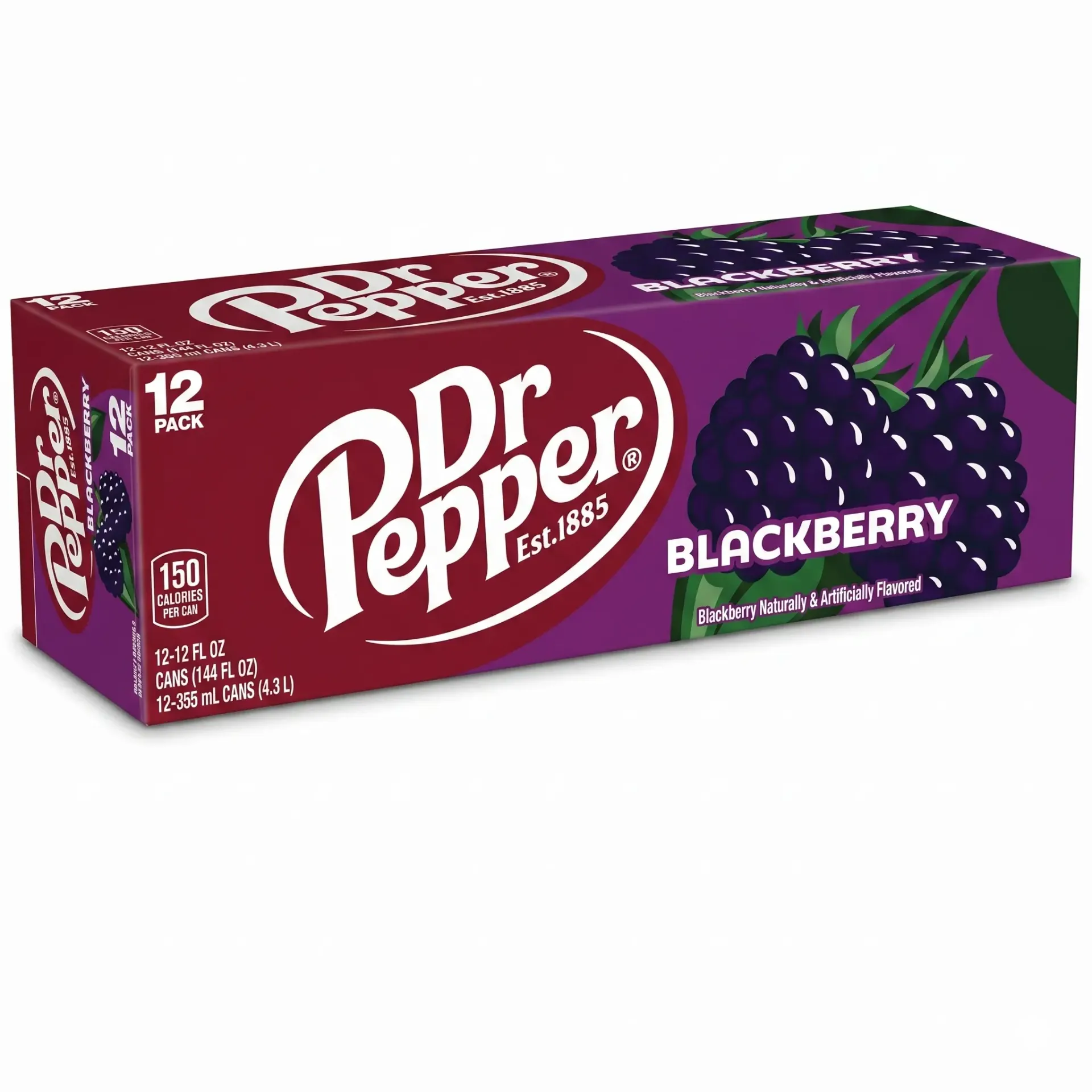 [DRP004] Dr Pepper Blackberry US Canette 12x355 Ml