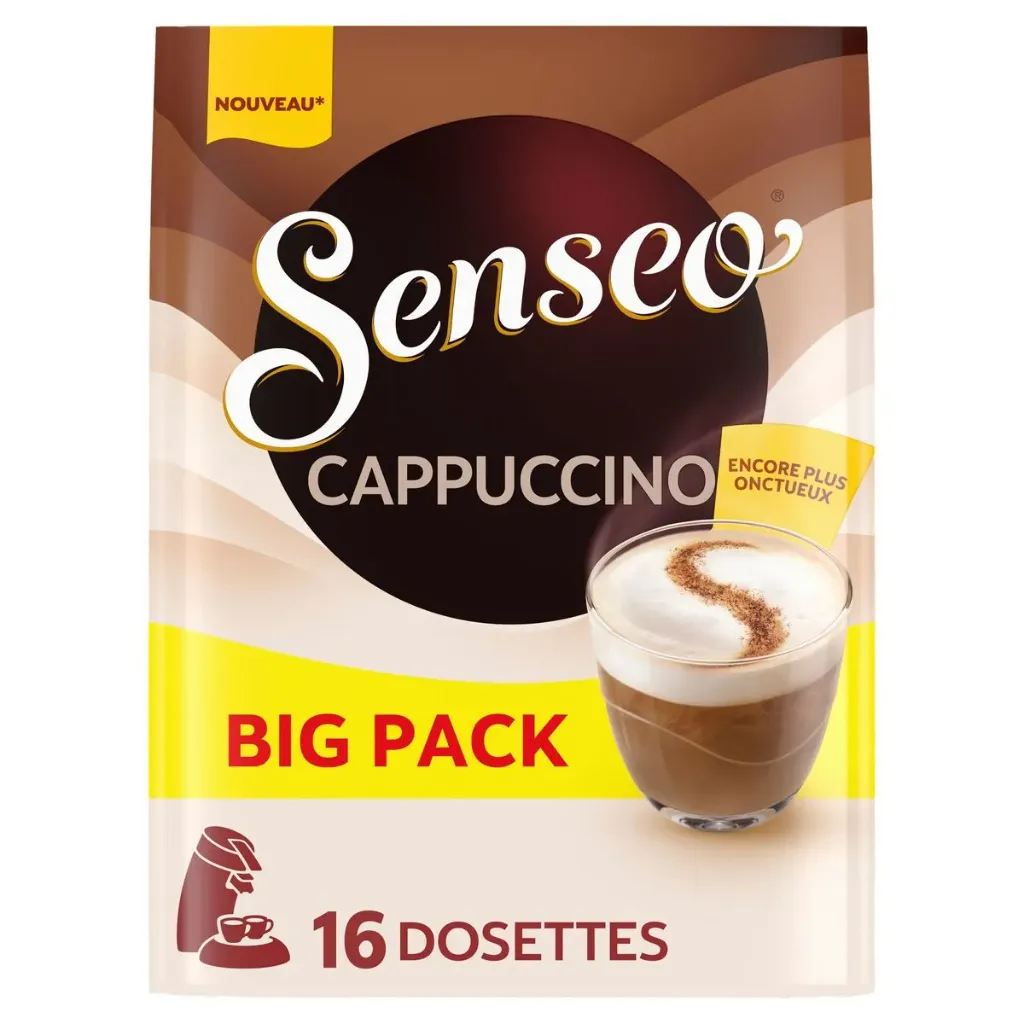 Senseo Cappuccino Dosettes Café 16 Pièces
