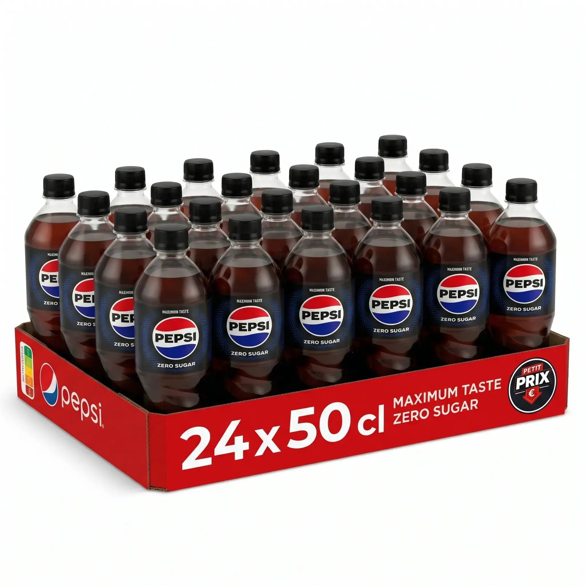 [PEP007] Pepsi Zero Sugar BE Bouteille 24x50 Cl