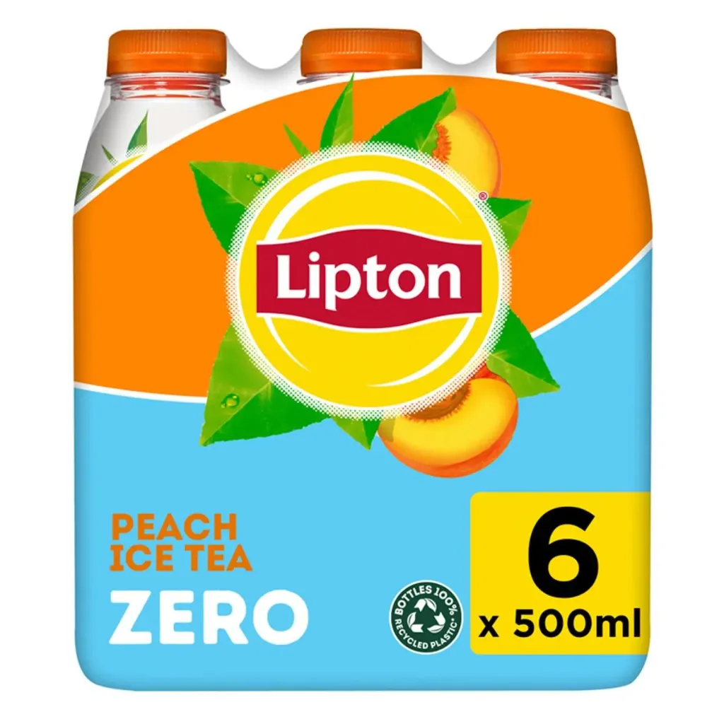 Lipton Iced Tea Pêche Zéro Bouteille 6x50 Cl