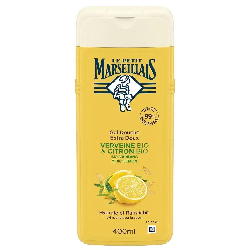 Le Petit Marseillais Verveine & Citron Bio Gel Douche 400 Ml