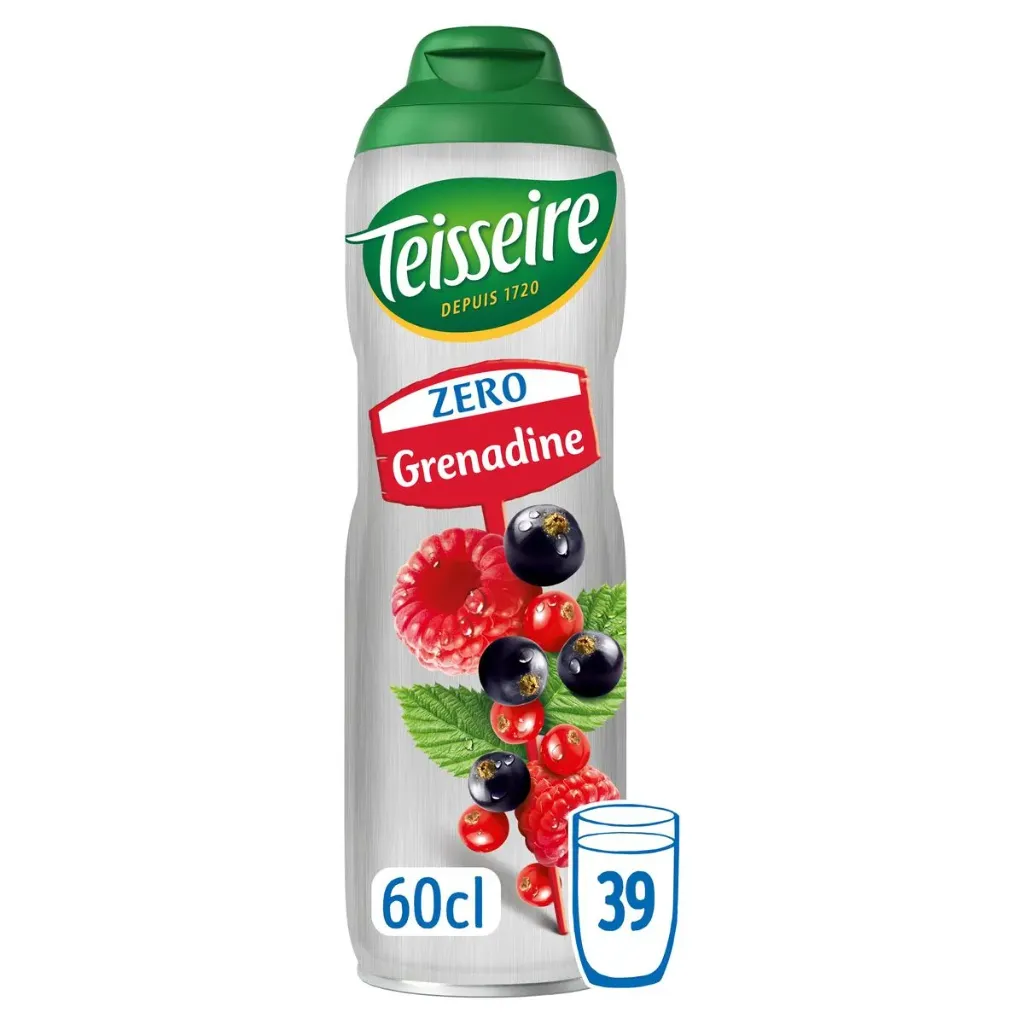 Teisseire 0% Grenadine Sirop 60 Cl
