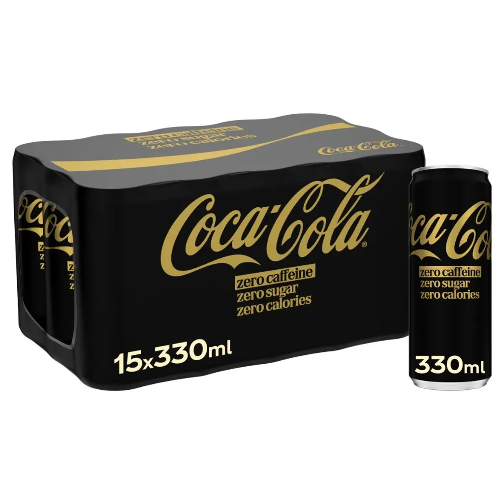 Coca-Cola Zero Sugar & Caféine 15x33 Cl