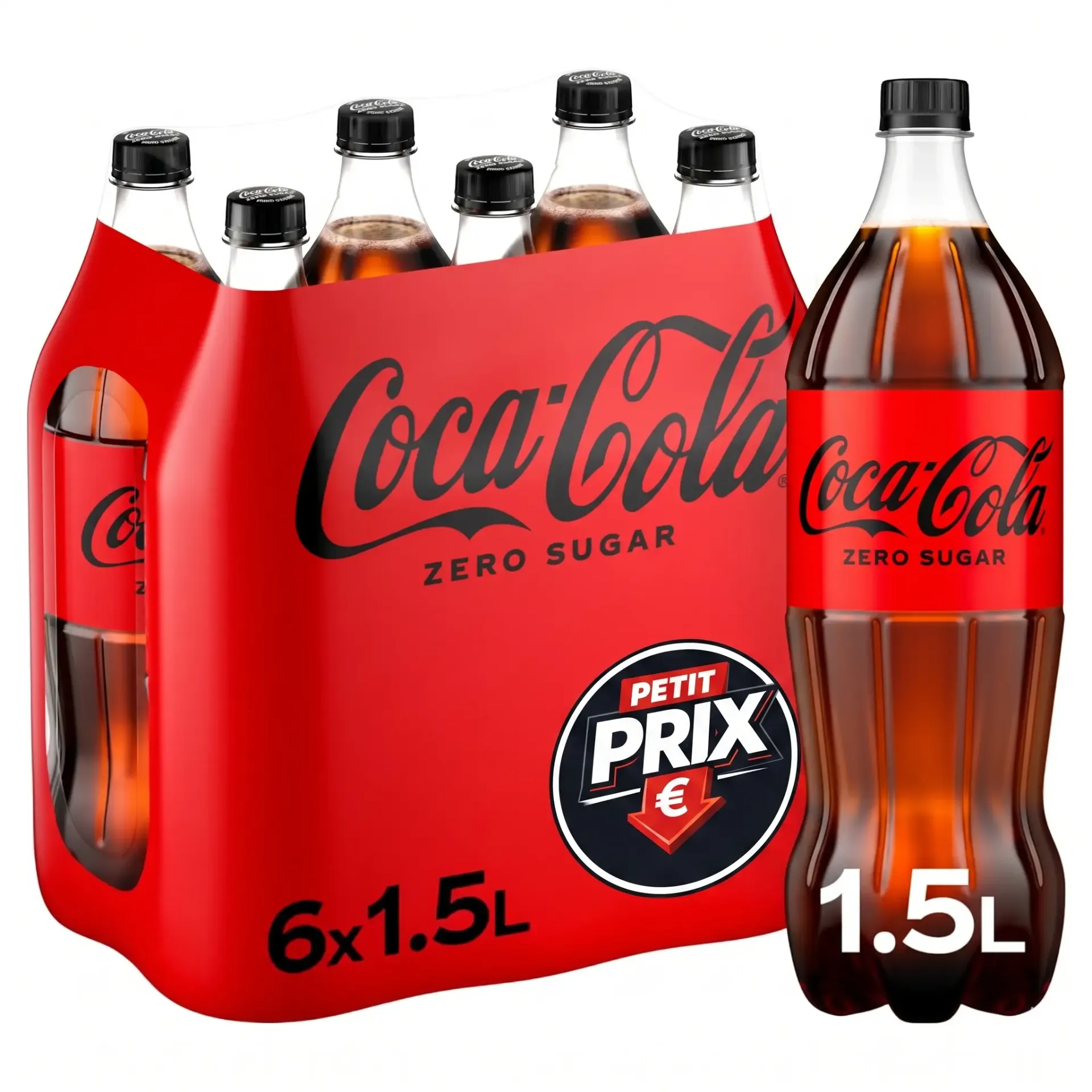Coca-Cola Zero Sugar BE Bouteille 6x1,5 L