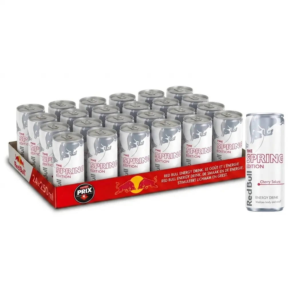 Red Bull Spring Cerise Sakura Canette 24x25 Cl