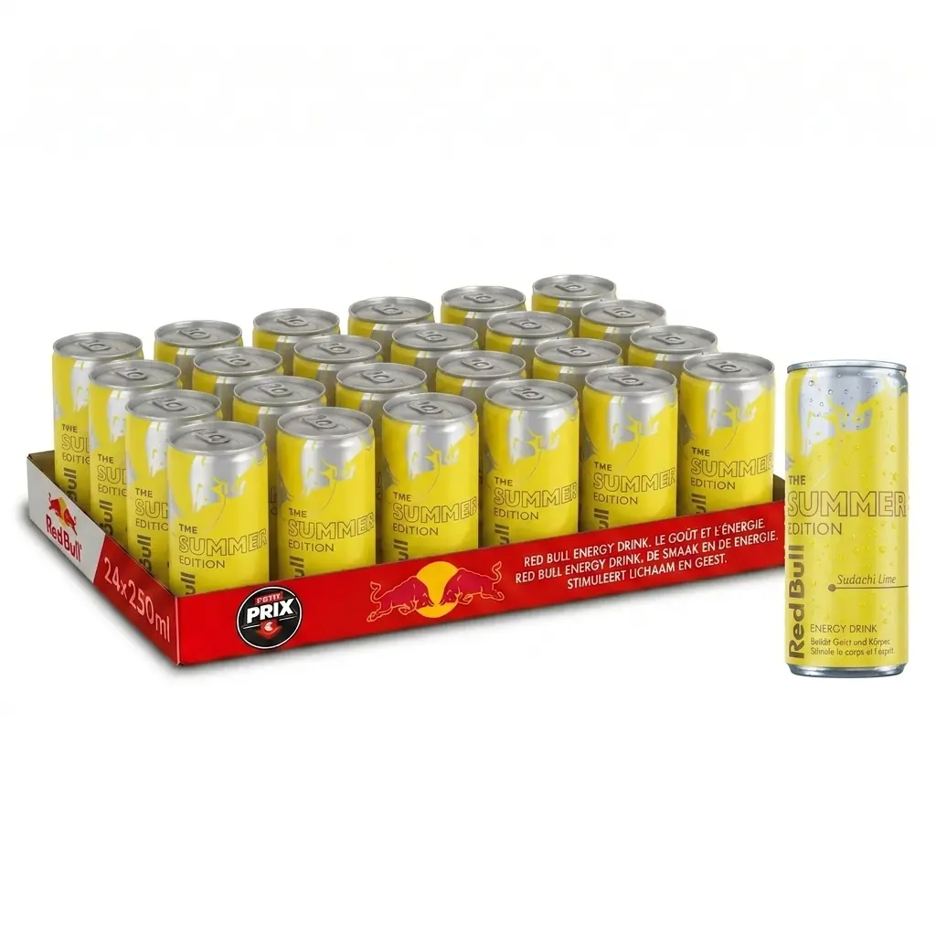 Red Bull Summer Sudachi Lime Canette 24x25 Cl
