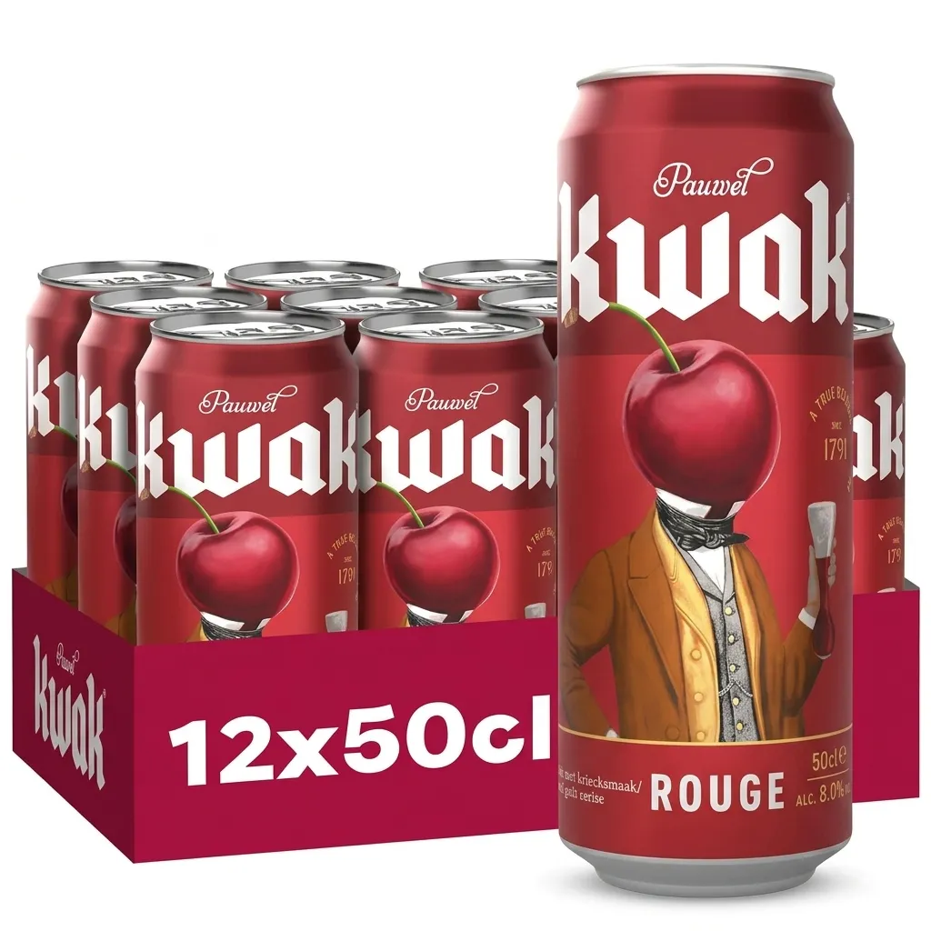 Kwak Rouge Canette 12x50 Cl