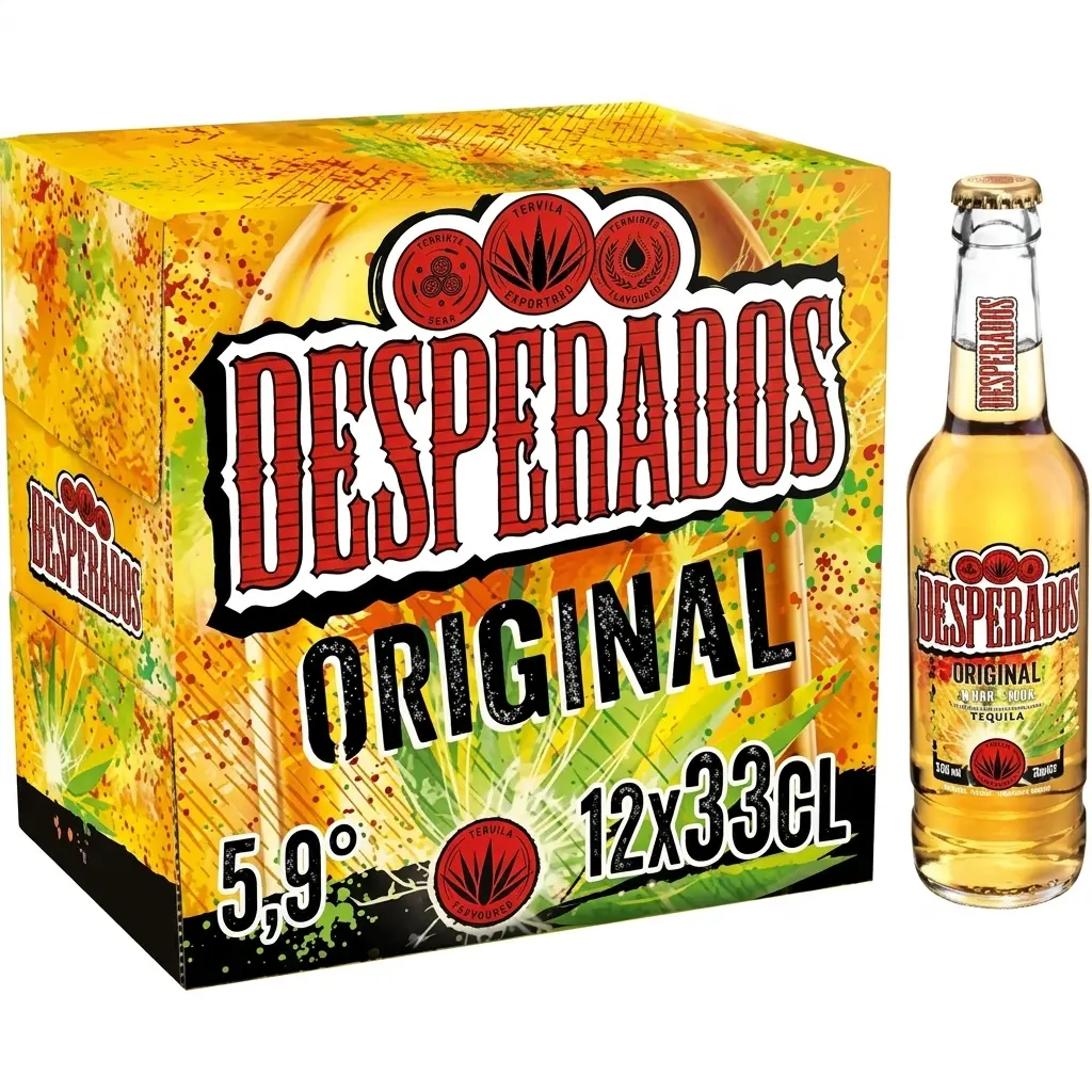 Desperados Original Bouteille 12x33 Cl (Consigne 1,20€ incluse)