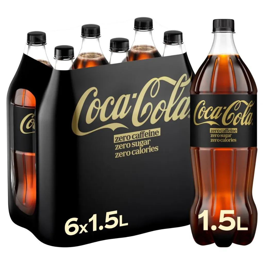 Coca-Cola Zéro Sugar & Caféine Bouteille 6x1,5 L