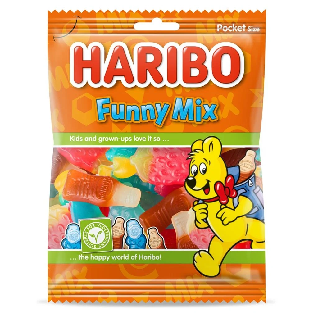 Haribo Funny Mix Pocket 75 Gr