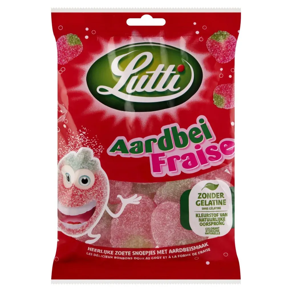 Lutti Fraise Acidulée 175 Gr