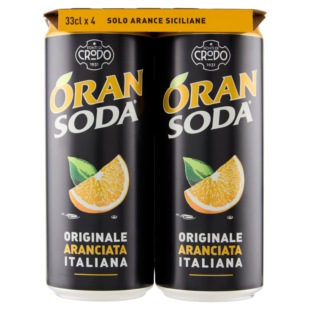 Crodo Oran Soda Canette 4x33 Cl