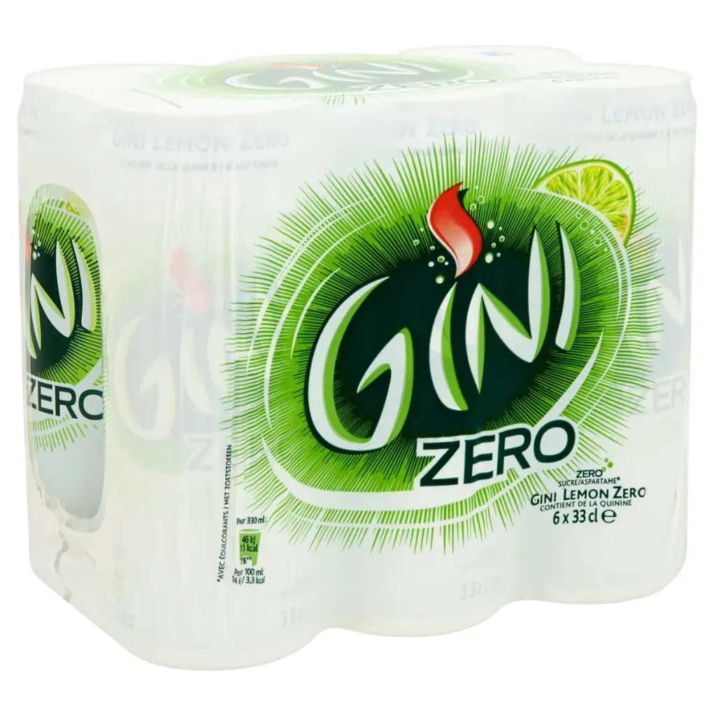 Gini Lemon Zéro BE Canette 6x33 Cl