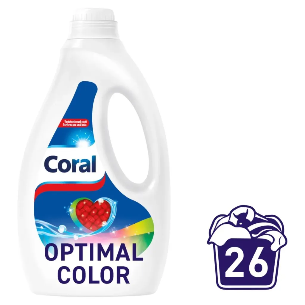 Coral Optimal Color Lessive Liquide 26 Doses 1,17 L