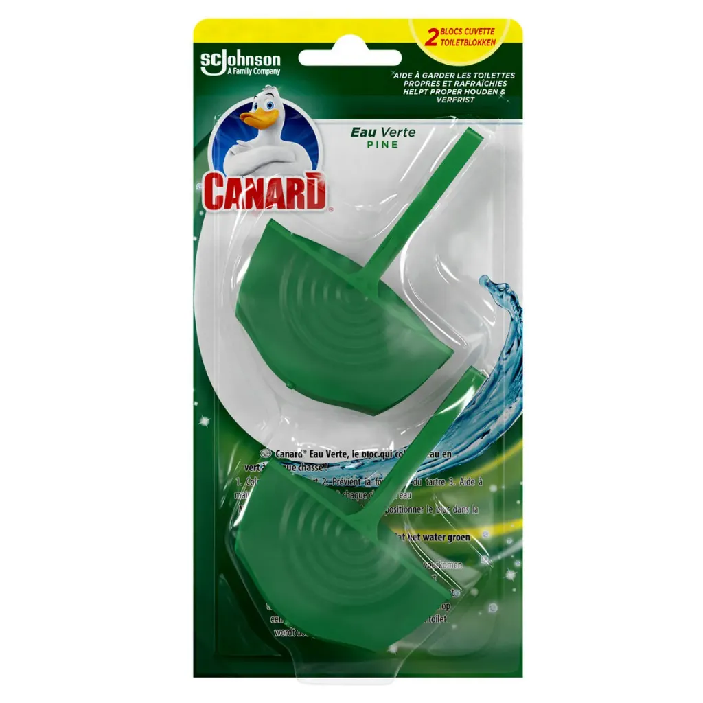 Canard WC Blocs Eau Verte 2 Pièces