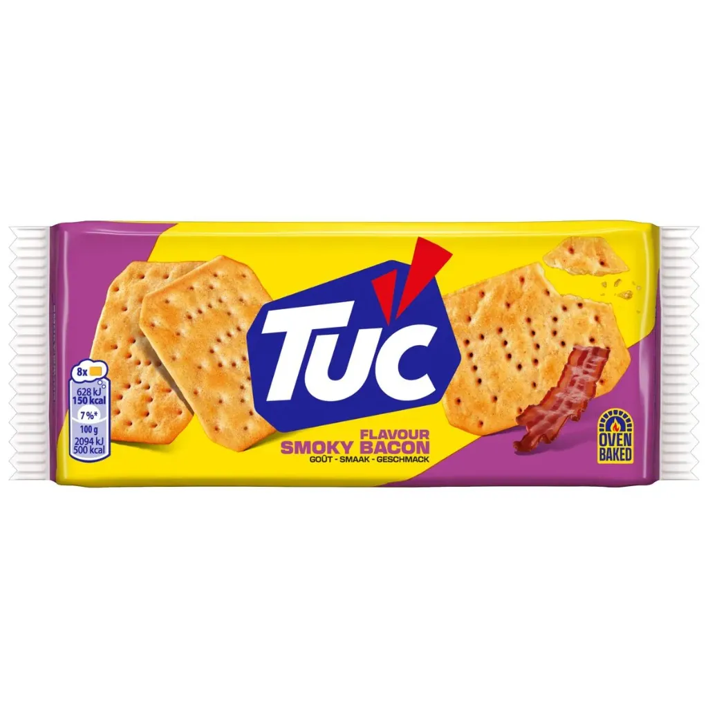 Tuc Smoky Bacon Crackers Salé 100 Gr