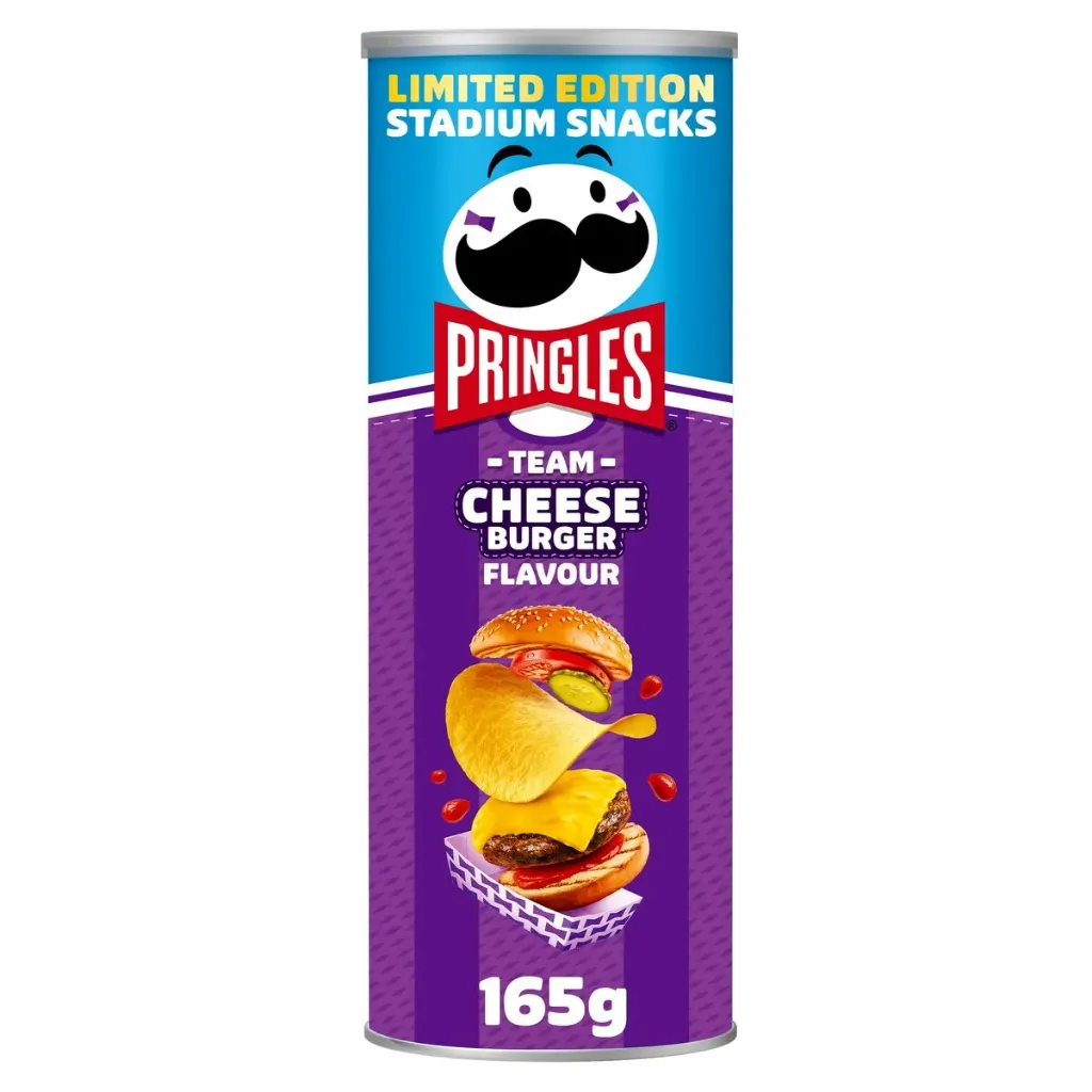 Pringles Cheese Burger Chips 165 Gr