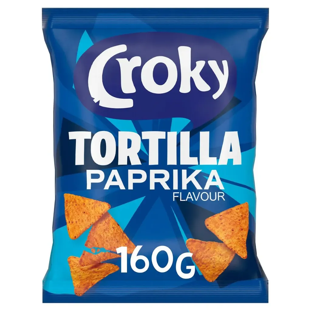 Croky Tortilla Paprika 160 Gr