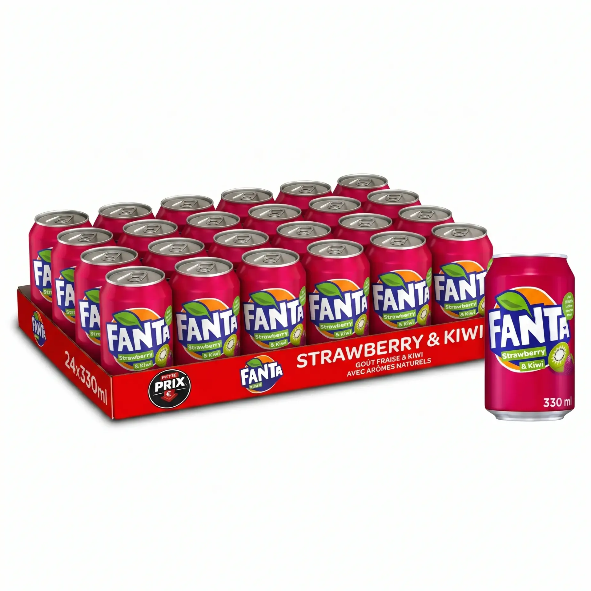 [FAN005] Fanta Fraise Kiwi DK Canette 24x33 Cl
