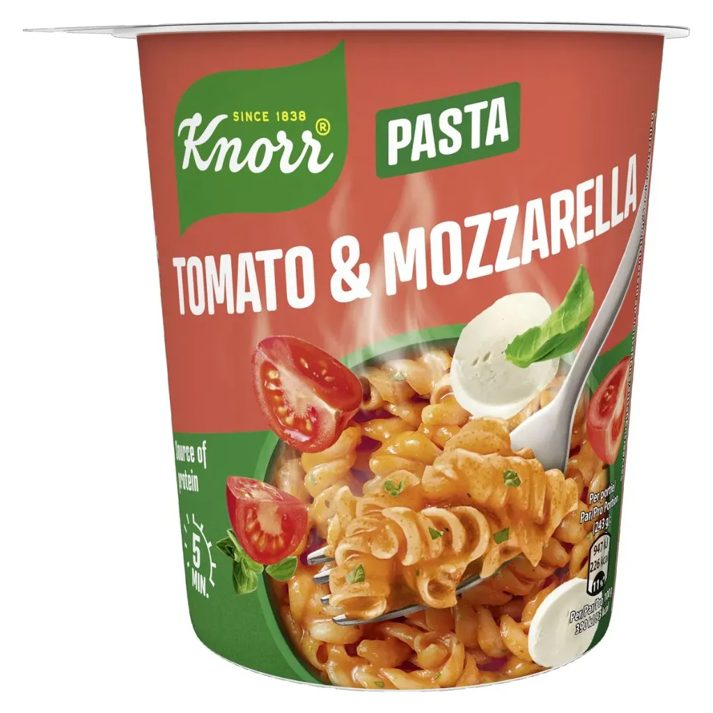 Knorr Pasta Snack Tomato & Mozzarella 63 Gr