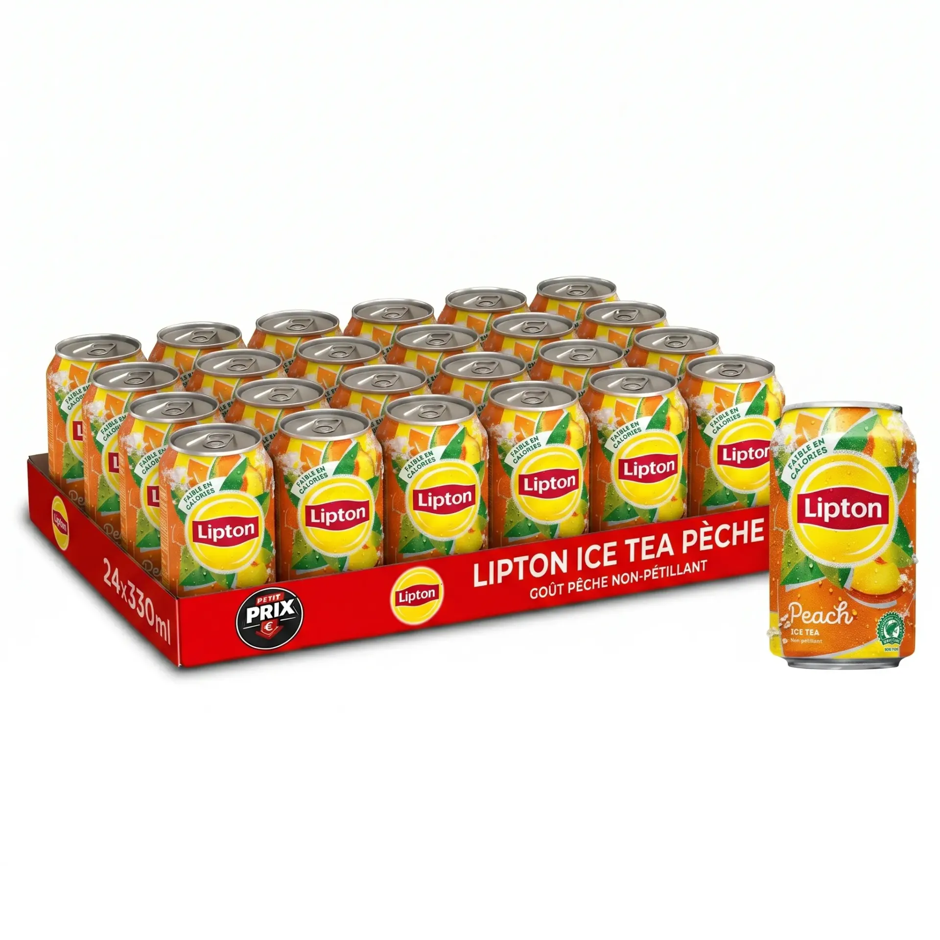 [LIP001] Lipton Iced Tea Pêche Canette 24x33 Cl