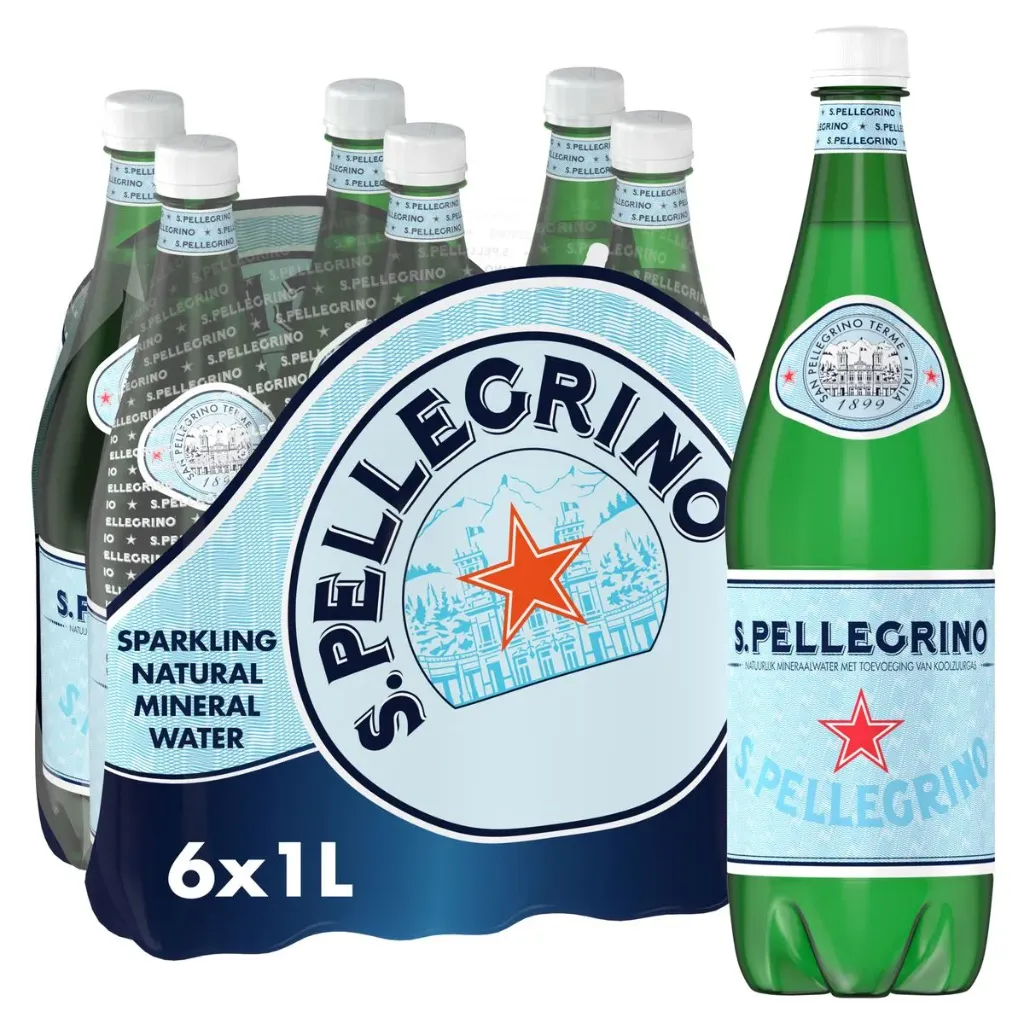San Pellegrino Eau Pétillante Bouteille 6x1 L