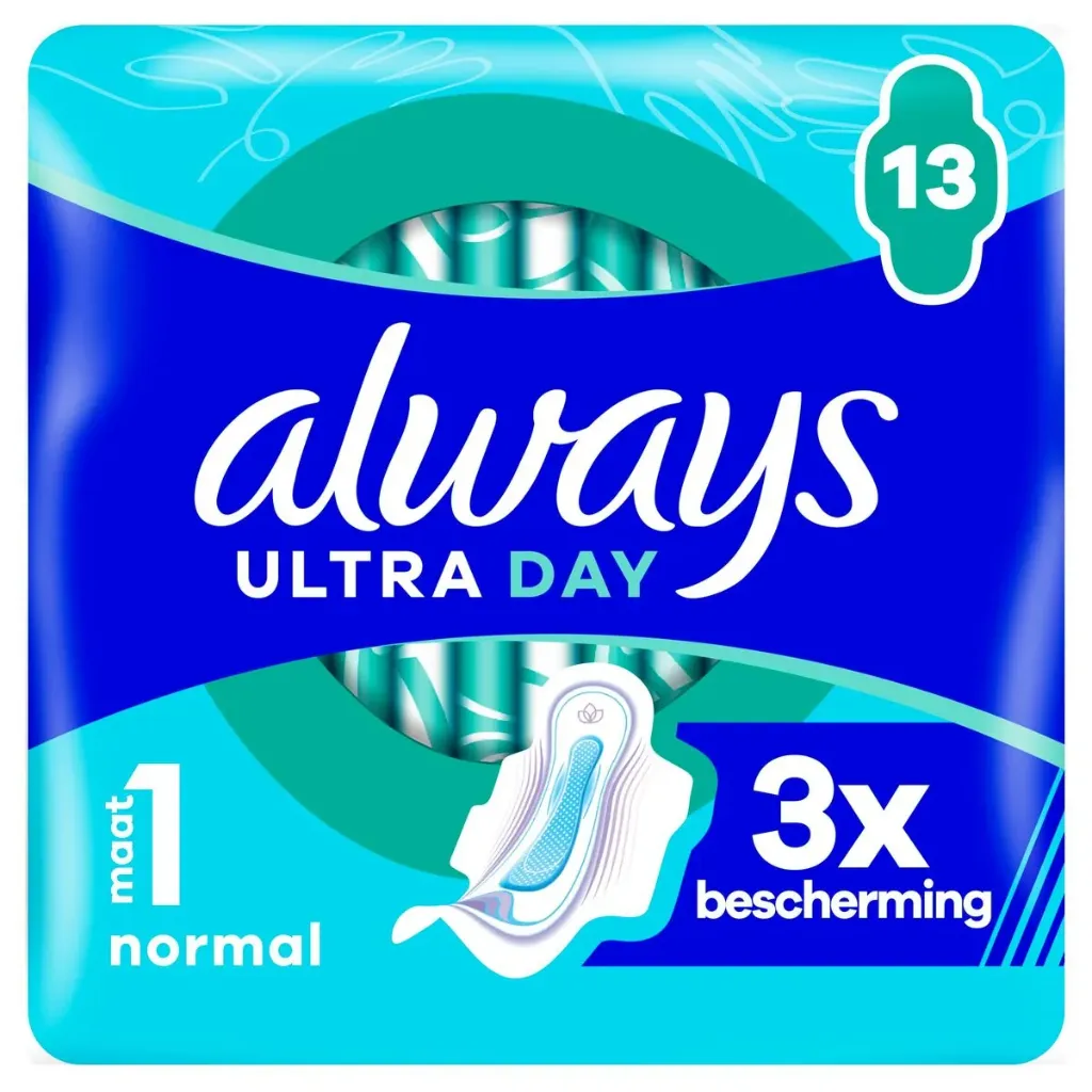 Always Ultra Day Normal Serviettes Hygiéniques 13 Pièces