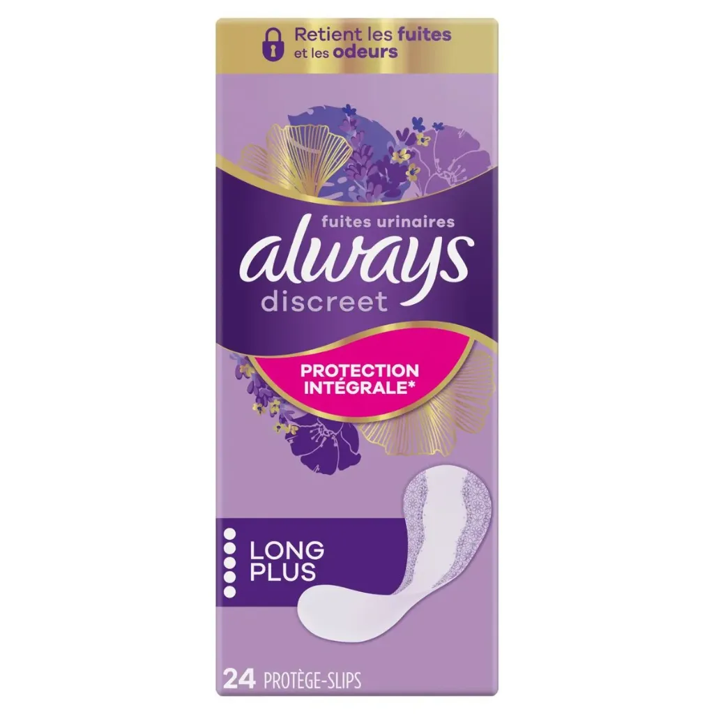 Always Discreet Long Plus Protège-Slips 24 Pièces