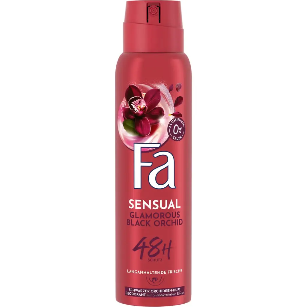 Fa Sensual Glamorous Black Orchid Déodorant Spray 150 Ml