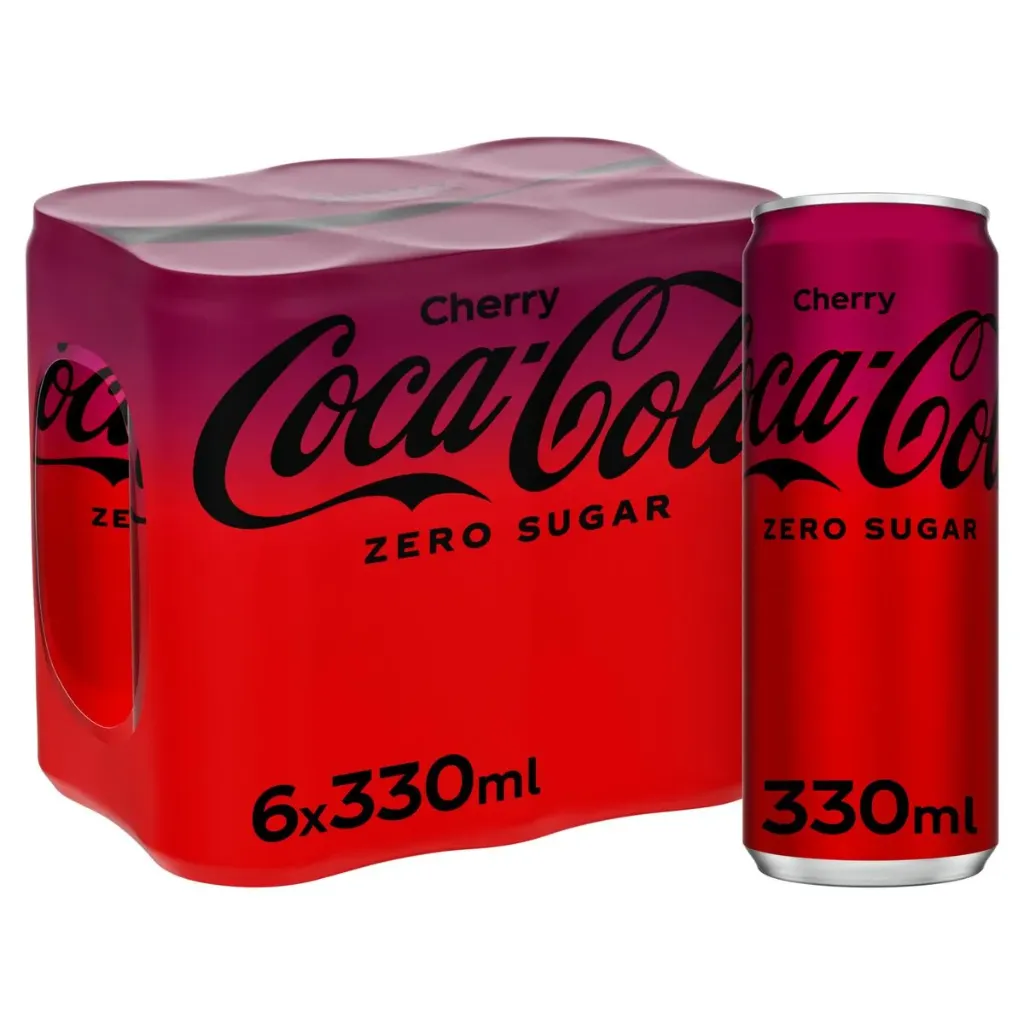 Coca Zero Sugar Cherry BE Canette 6x33 Cl
