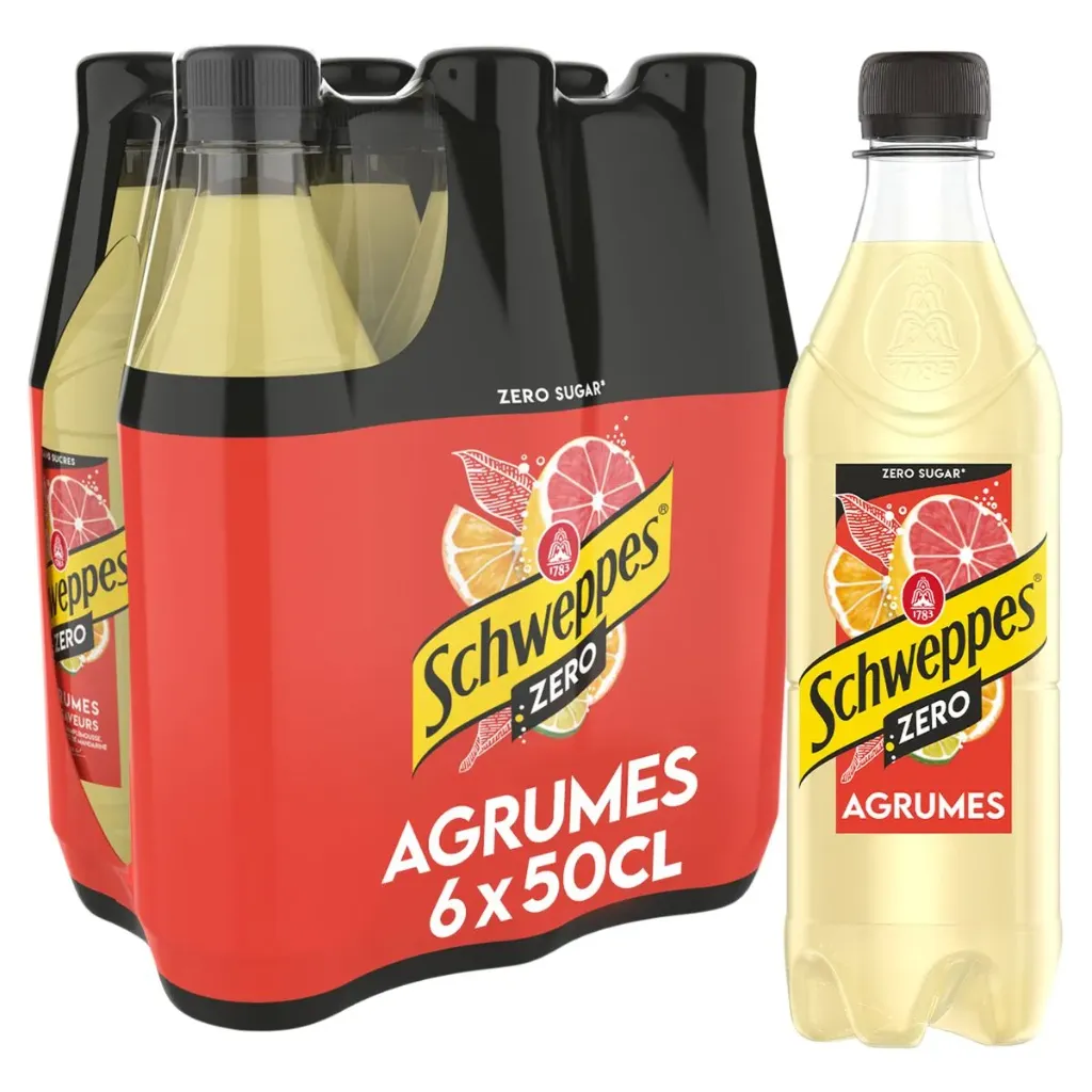 Schweppes Agrumes Zero 6x50 Cl