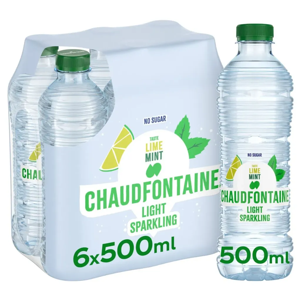 Chaudfontaine Lime Mint Eau Pétillante 6x50 Cl