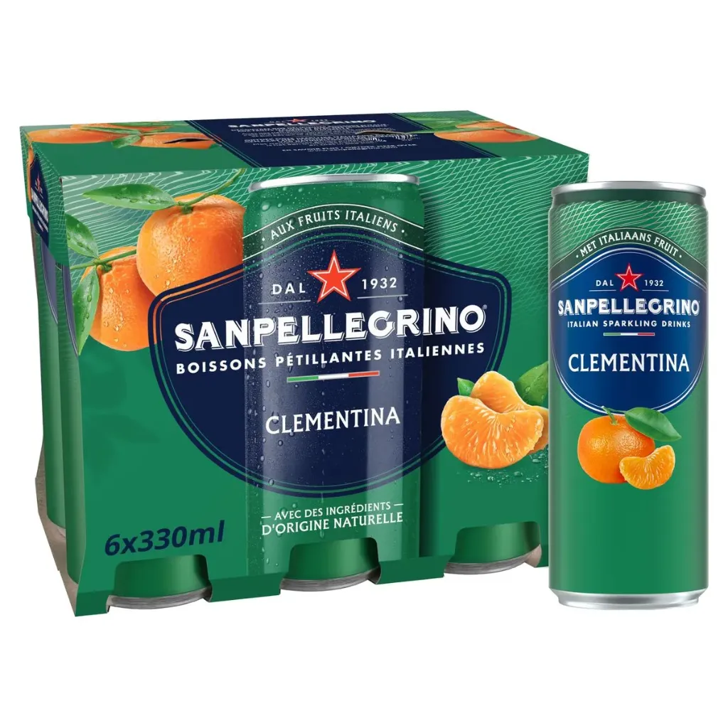 San Pellegrino Clementina Canette 6x33 Cl
