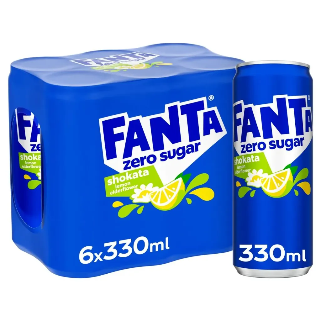 Fanta Zéro Sugar Shokata Canette 6x33 Cl