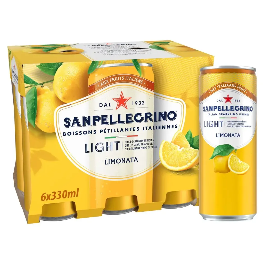 San Pellegrino Light Limonata Canette 6x33 Cl