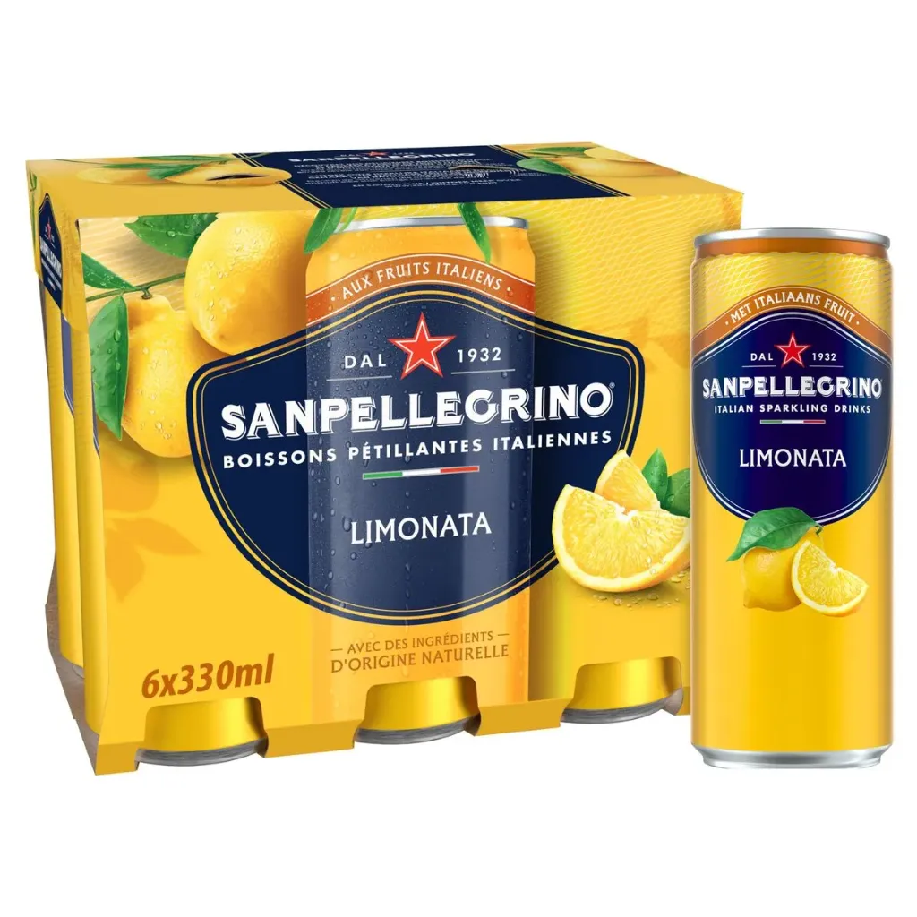 San Pellegrino Limonata Canette 6x33 Cl