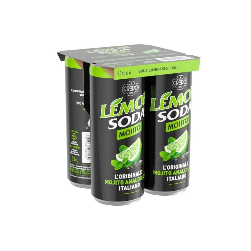 Crodo Mojito Soda Canette 4x33 Cl