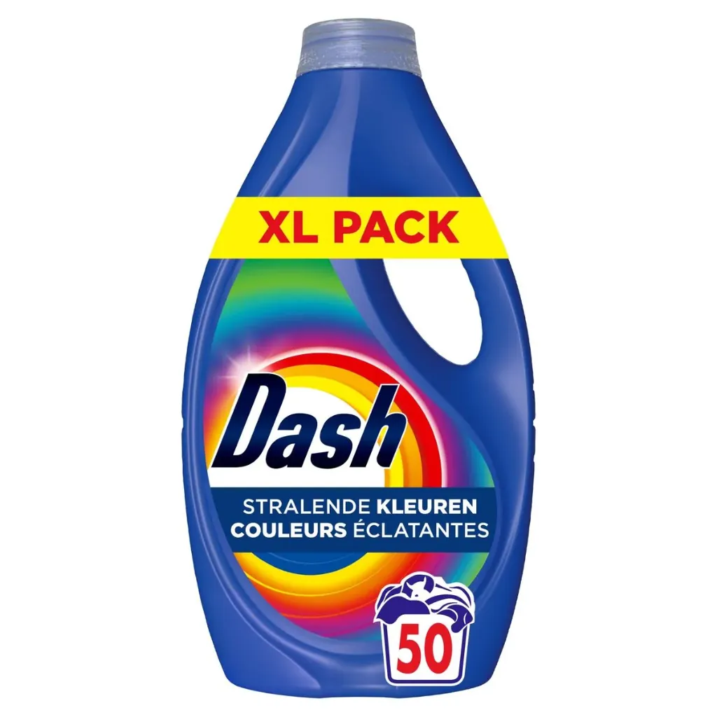 Dash Couleurs Éclatantes Lessive Liquide 50 Doses 2,25 L
