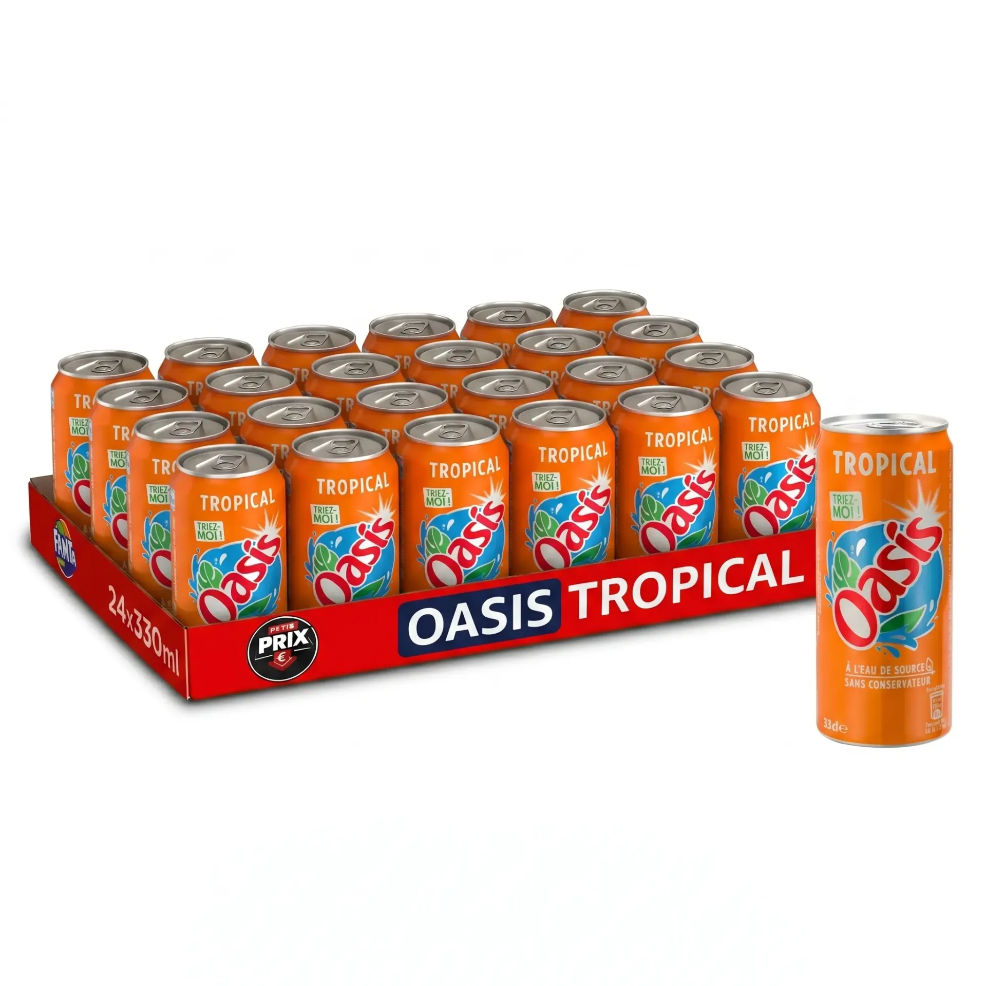[OAS001] Oasis Tropical Canette 24x33 Cl