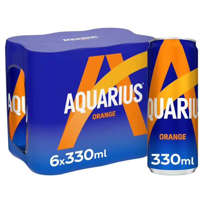 Aquarius Orange Canette 6x33 Cl