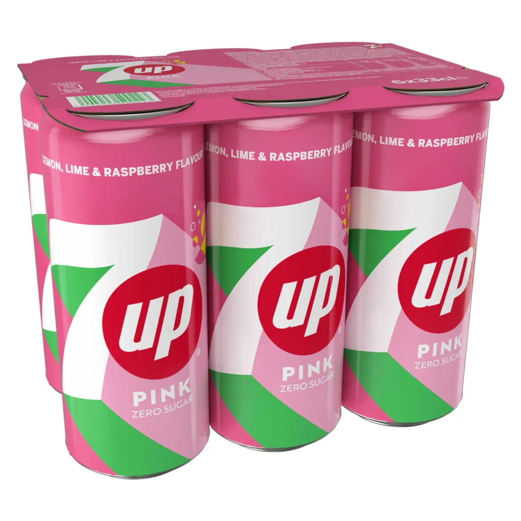 7Up Pink Zéro Canette 6x33 Cl
