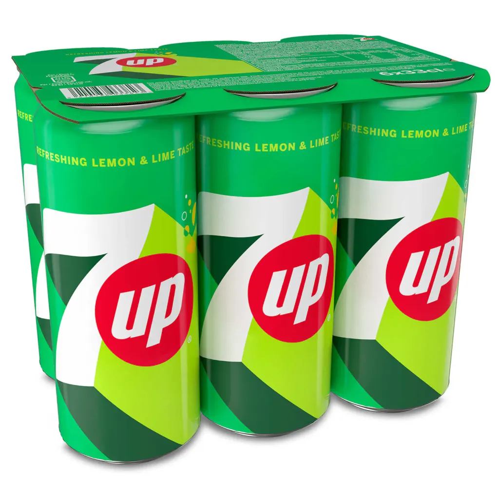 7Up Citron & Citron Vert Canette 6x33 Cl
